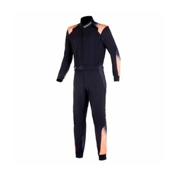 Traje de karting Alpinestars KMX-5 V2 negro-naranja (CIK-FIA)