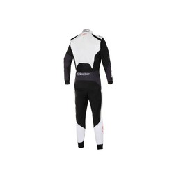 Traje de karting Alpinestars KMX-5 V3 8877-2022 blanco-negro (FIA)