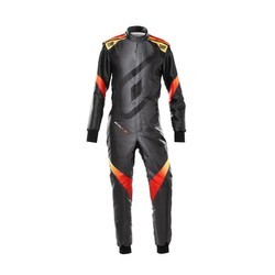 Traje de karting para niños OMP KS-X Art 8877-2022 negro-rojo (FIA)