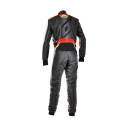 Traje de karting para niños OMP KS-X Art 8877-2022 negro-rojo (FIA)