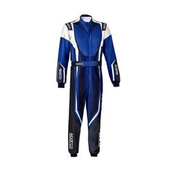 Traje de karting para niños Sparco Prime K 8877-2022 azul-blanco (FIA)