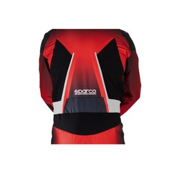 Traje de karting para niños Sparco Prime K 8877-2022 negro-rojo (FIA)