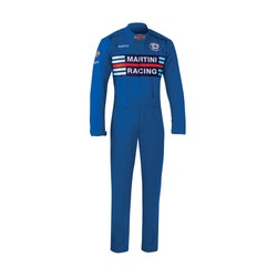 Traje de mecánico Sparco MS-4 Martini Racing azul