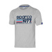 Camiseta de hombre Sparco 1977 gris