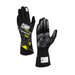 Guantes de carreras OMP SPORT MY24 negro-amarillo (FIA)