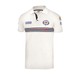 Polo de hombre Sparco Martini Stripe blanco